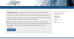 Desktop Screenshot of palmer-group.com