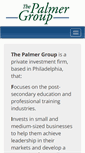 Mobile Screenshot of palmer-group.com